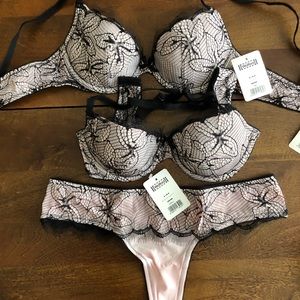 Wolford “Gina” 3 piece lingerie set